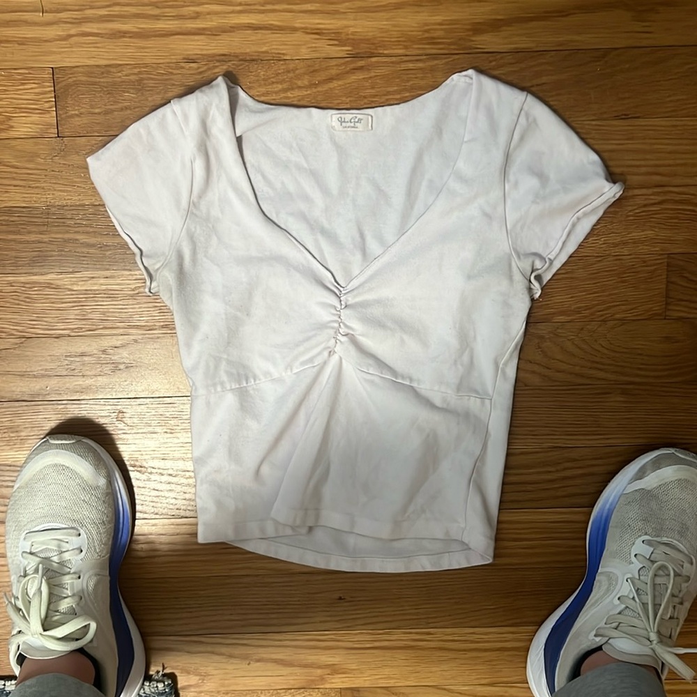 Light pink top